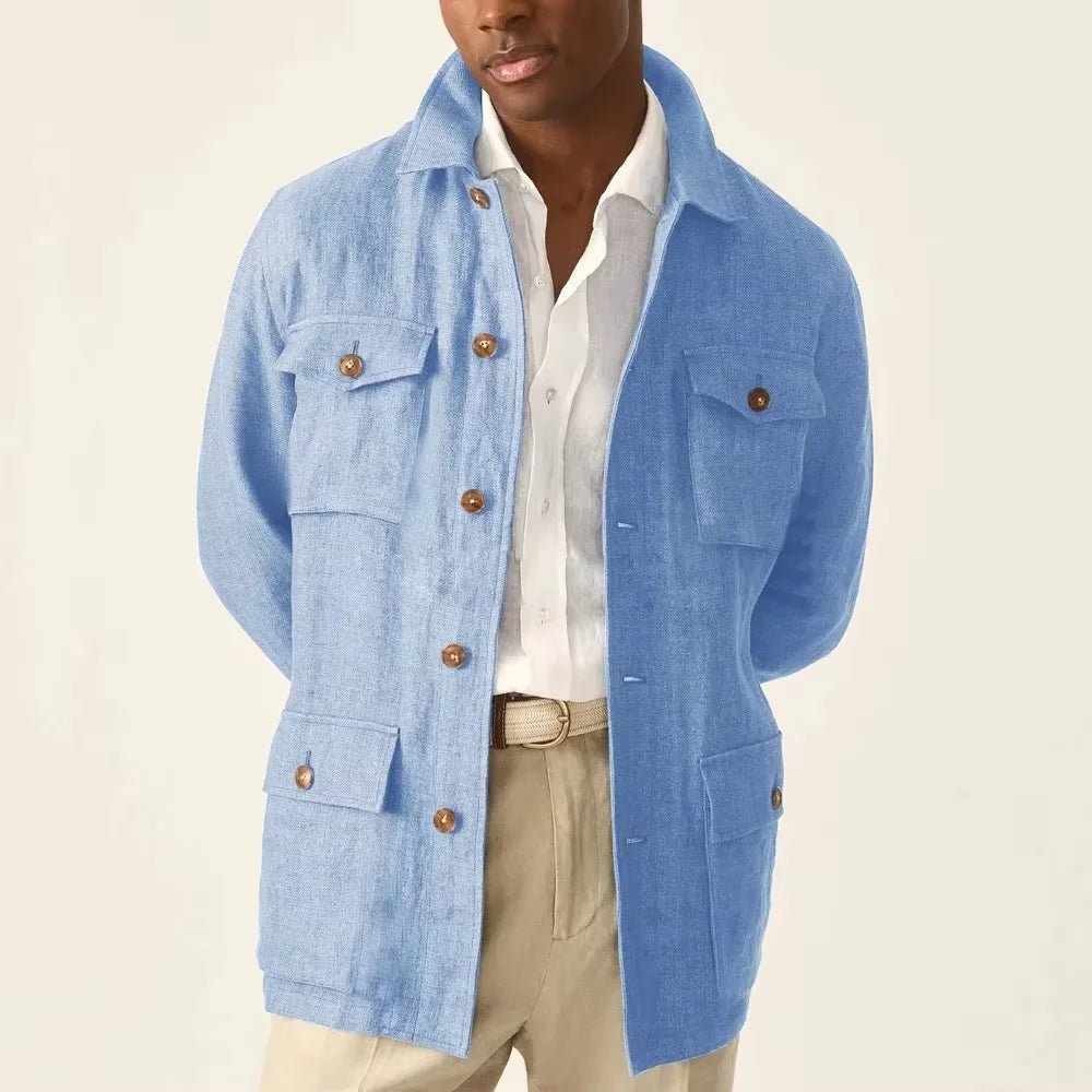 Leo cotton blazer for casual dress - Antonios