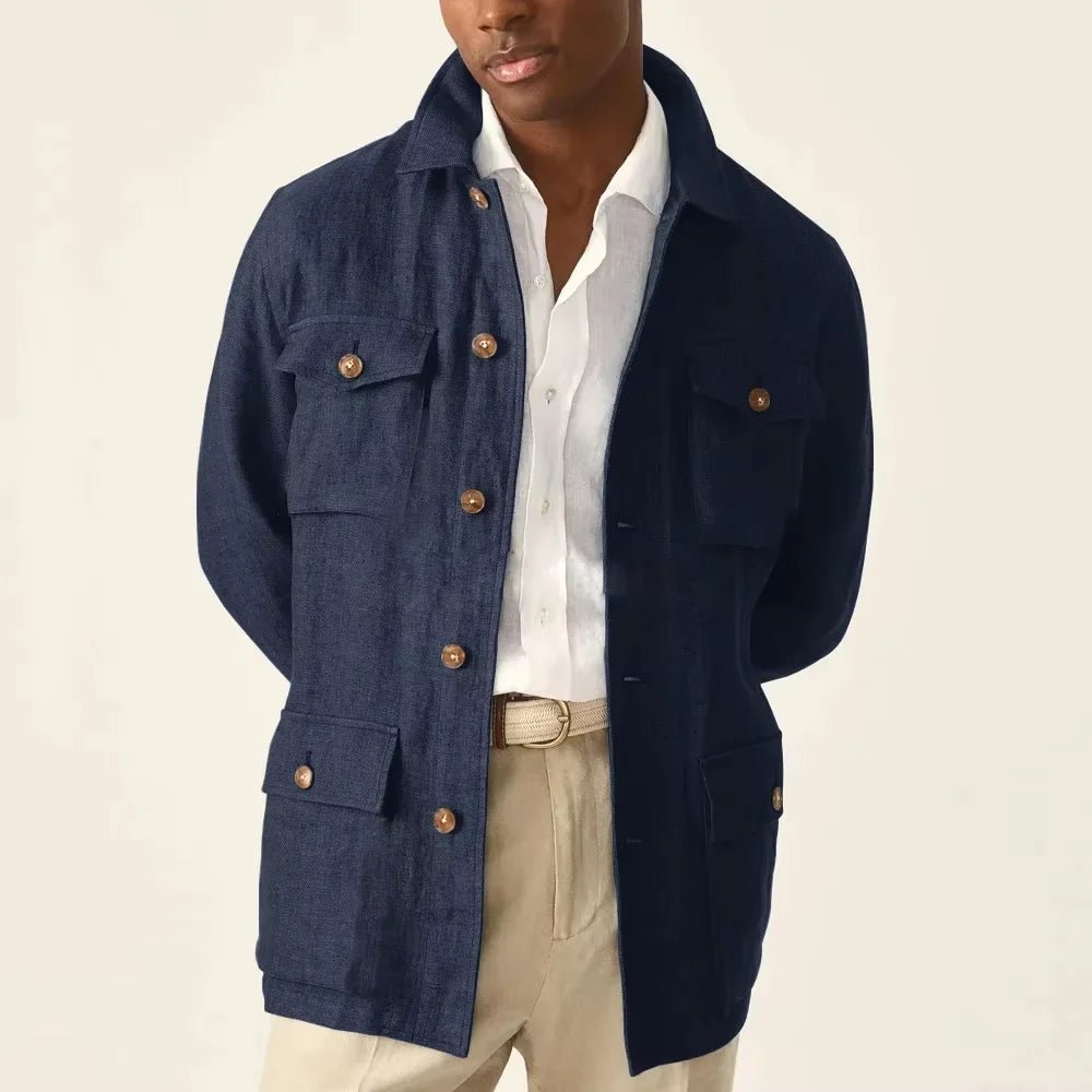 Leo cotton blazer for casual dress - Antonios