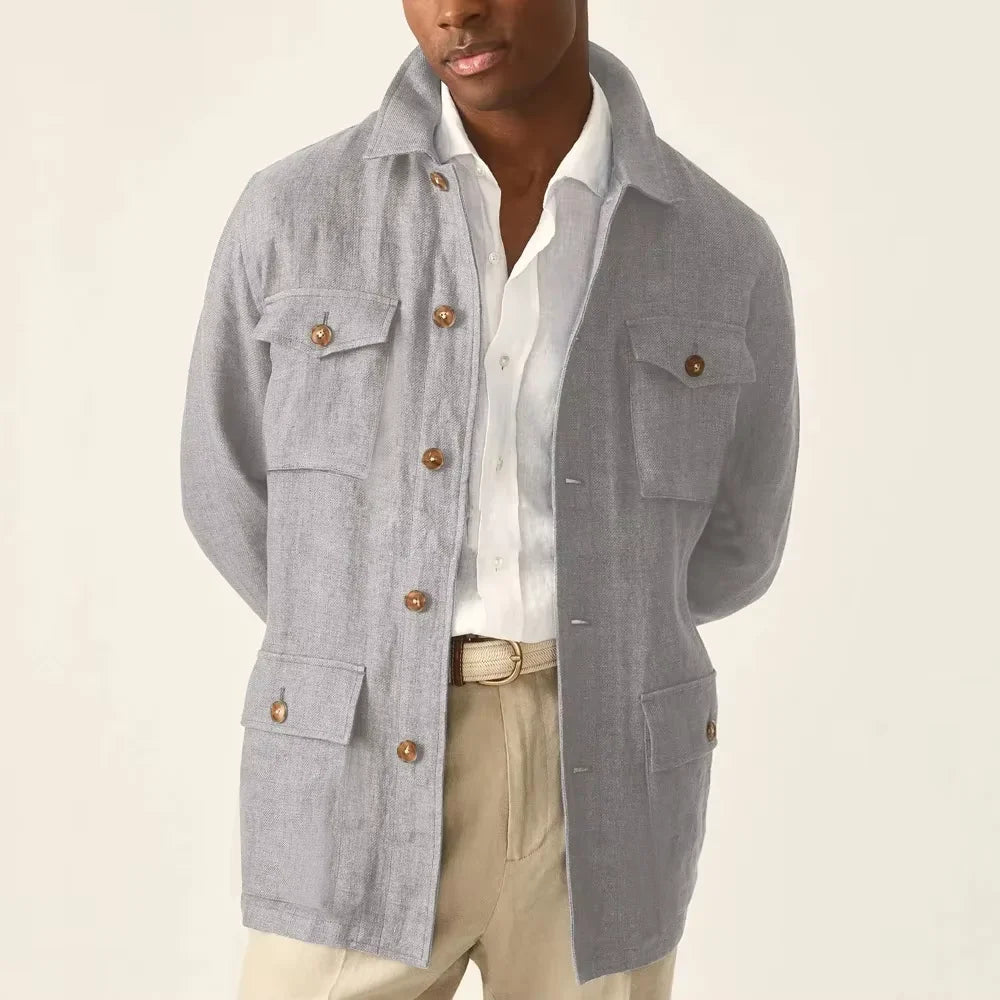 Leo cotton blazer for casual dress - Antonios