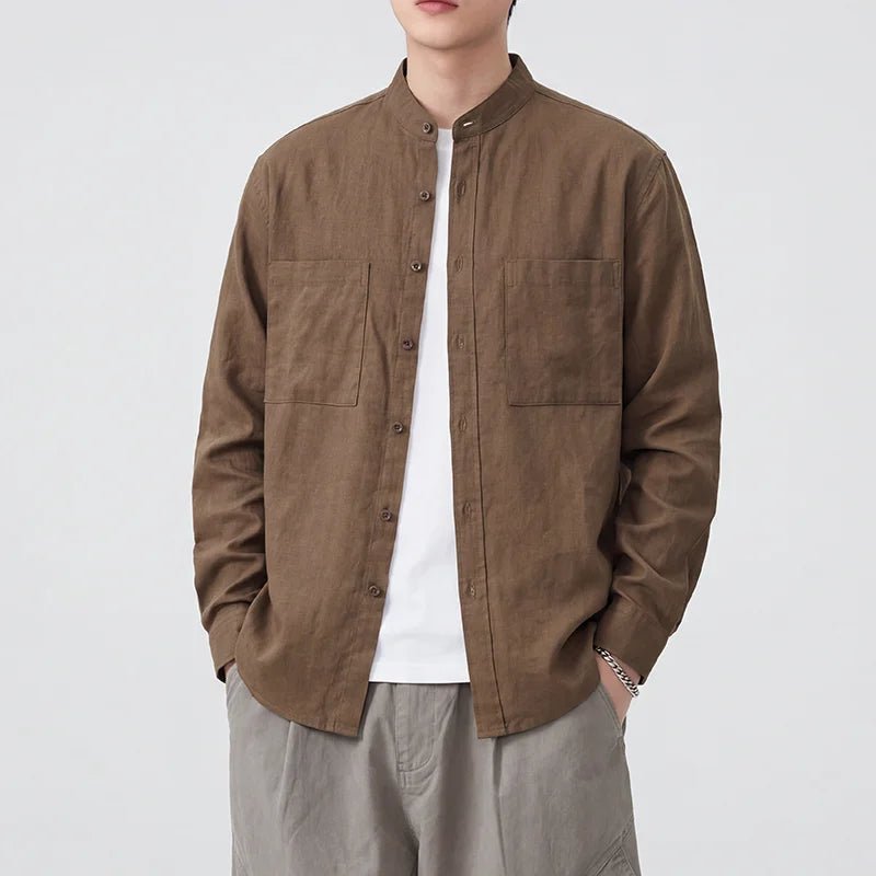 Leo cotton-linen shirt - Antonios
