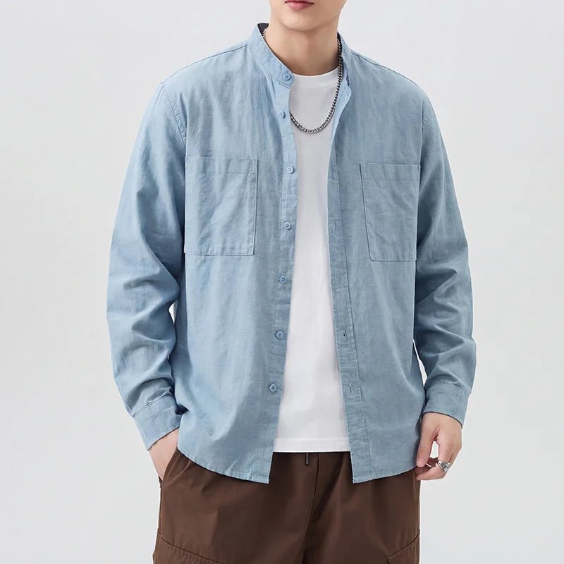 Leo cotton-linen shirt - Antonios