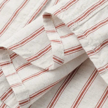 Leo cotton-linen striped shirt - Antonios