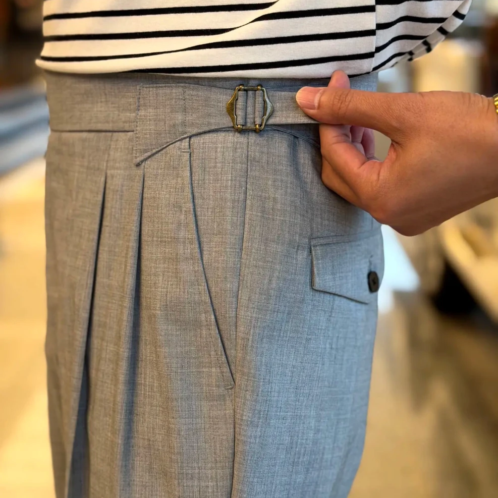 Leo elegant business gray trousers - Antonios