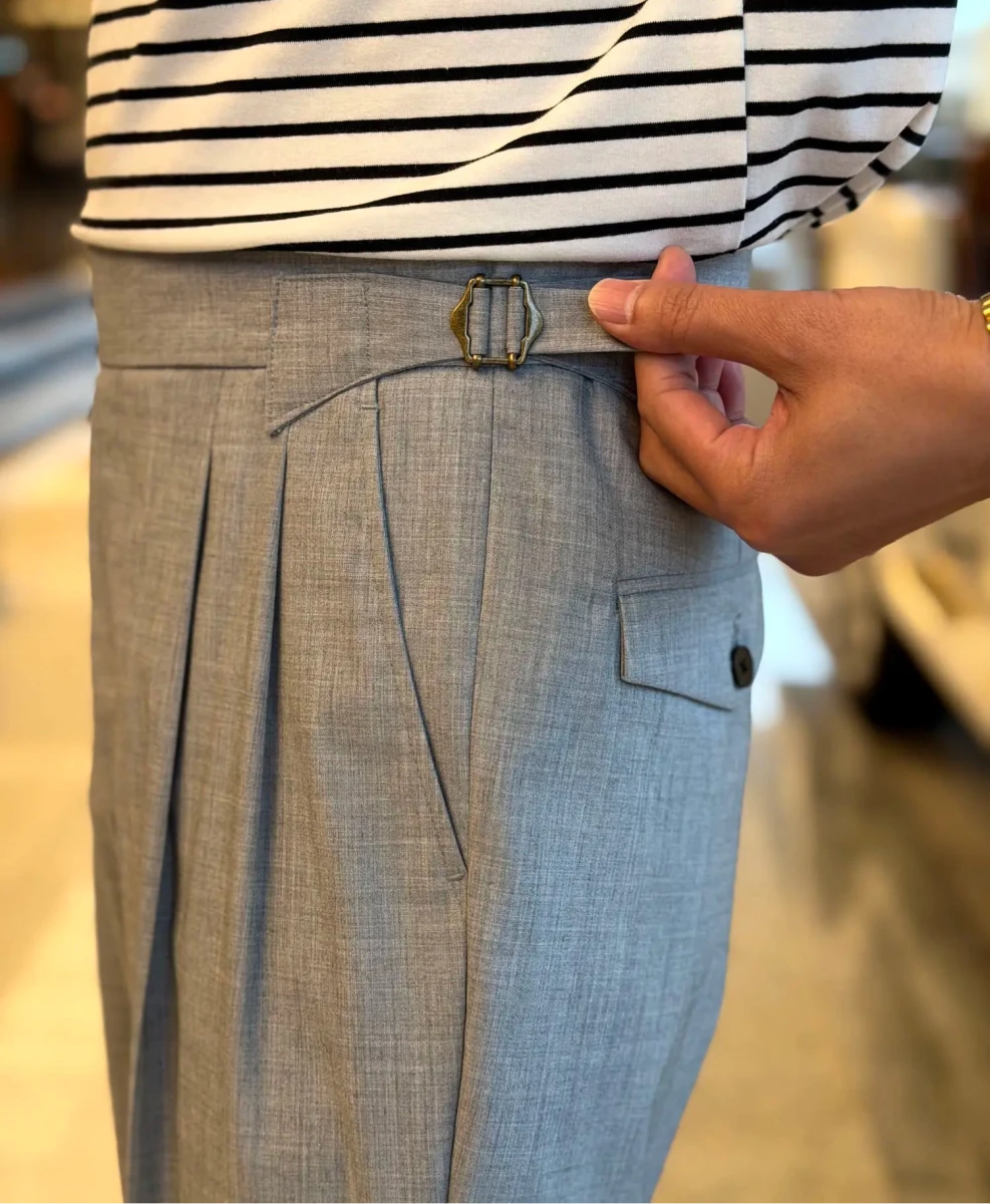 Leo elegant business gray trousers - Antonios