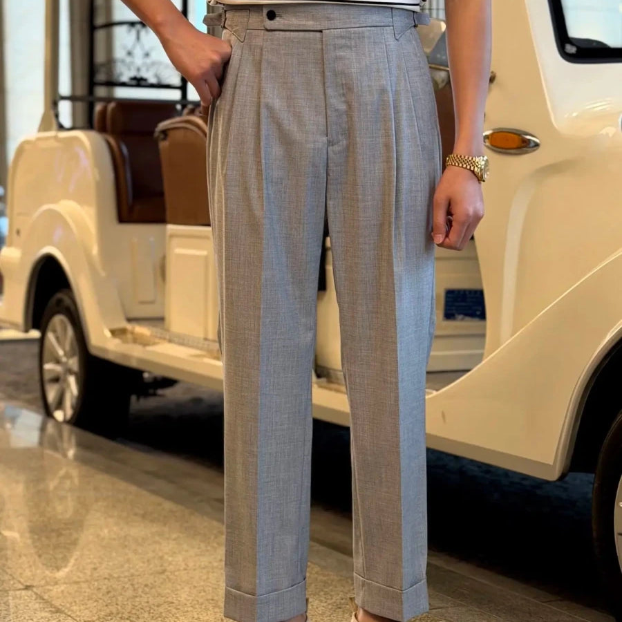 Leo elegant business gray trousers - Antonios
