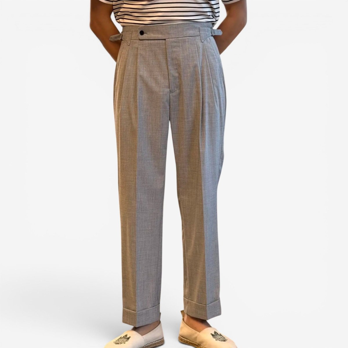 Leo elegant business gray trousers - Antonios