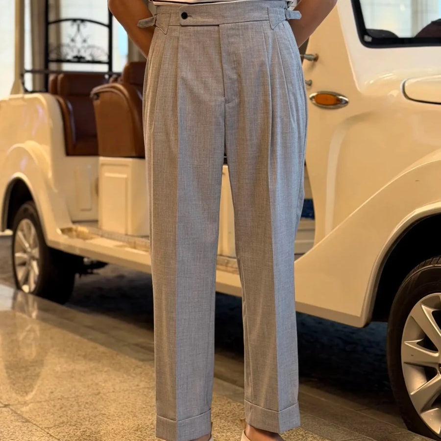 Leo elegant business gray trousers - Antonios