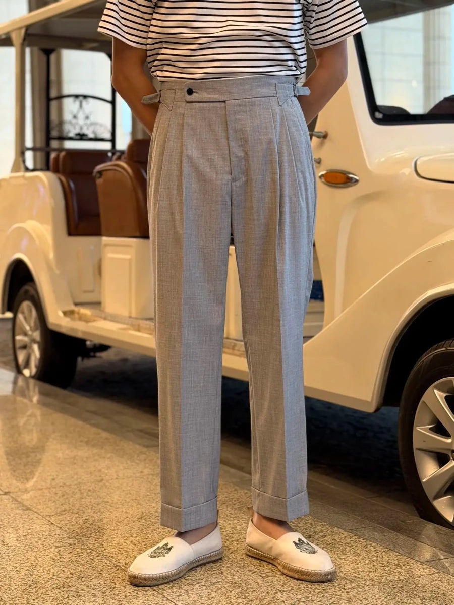 Leo elegant business gray trousers - Antonios