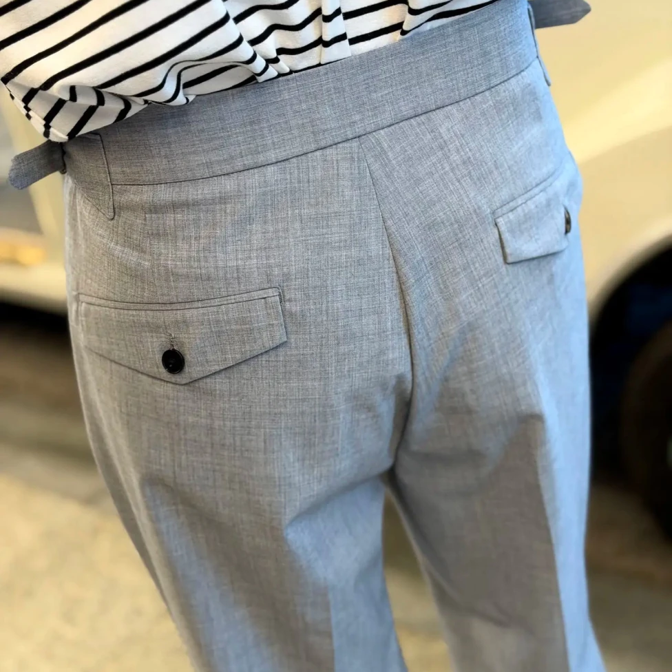 Leo elegant business gray trousers - Antonios
