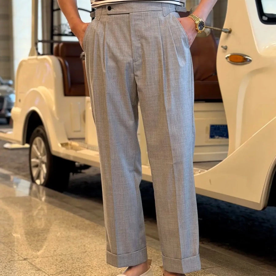 Leo elegant business gray trousers - Antonios