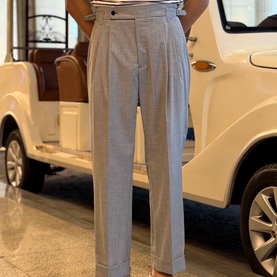 Leo elegant business gray trousers - Antonios
