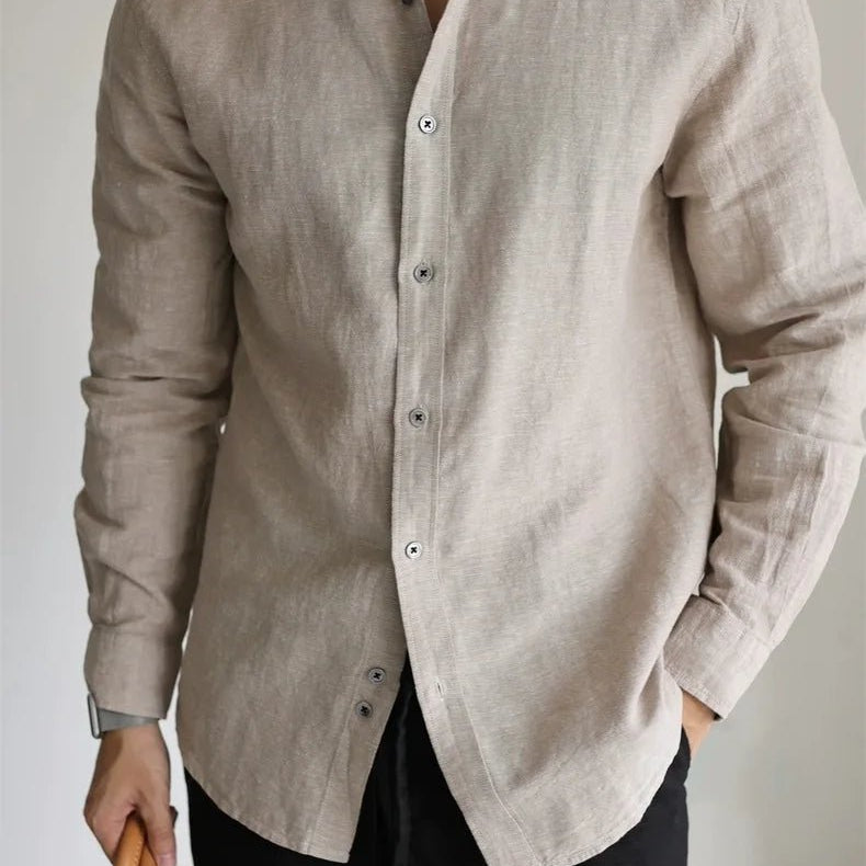 Leo linen-cotton spring shirt - Antonios