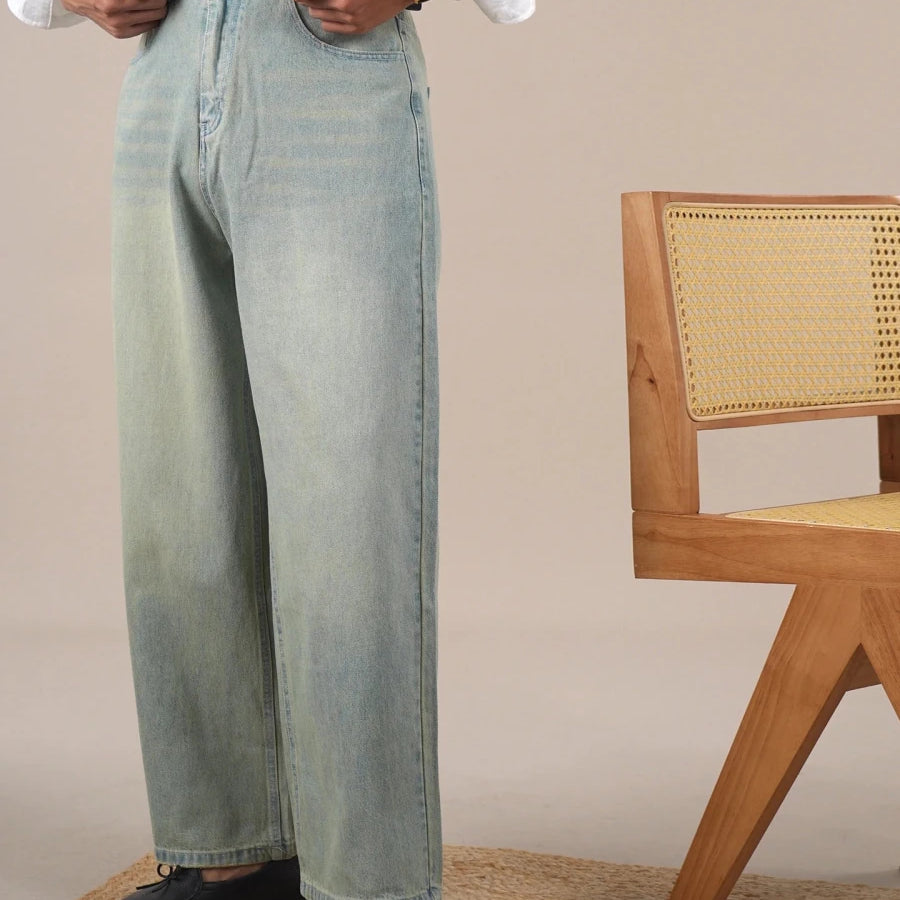Leo loose wide-leg high-waisted trousers - Antonios