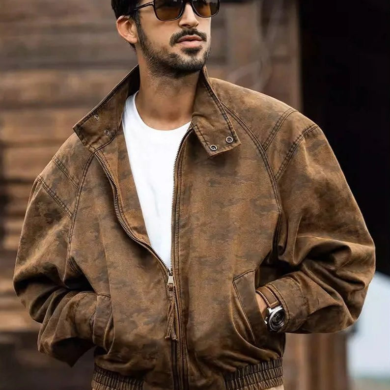 Leo motorcycle cotton casual jacket - Antonios