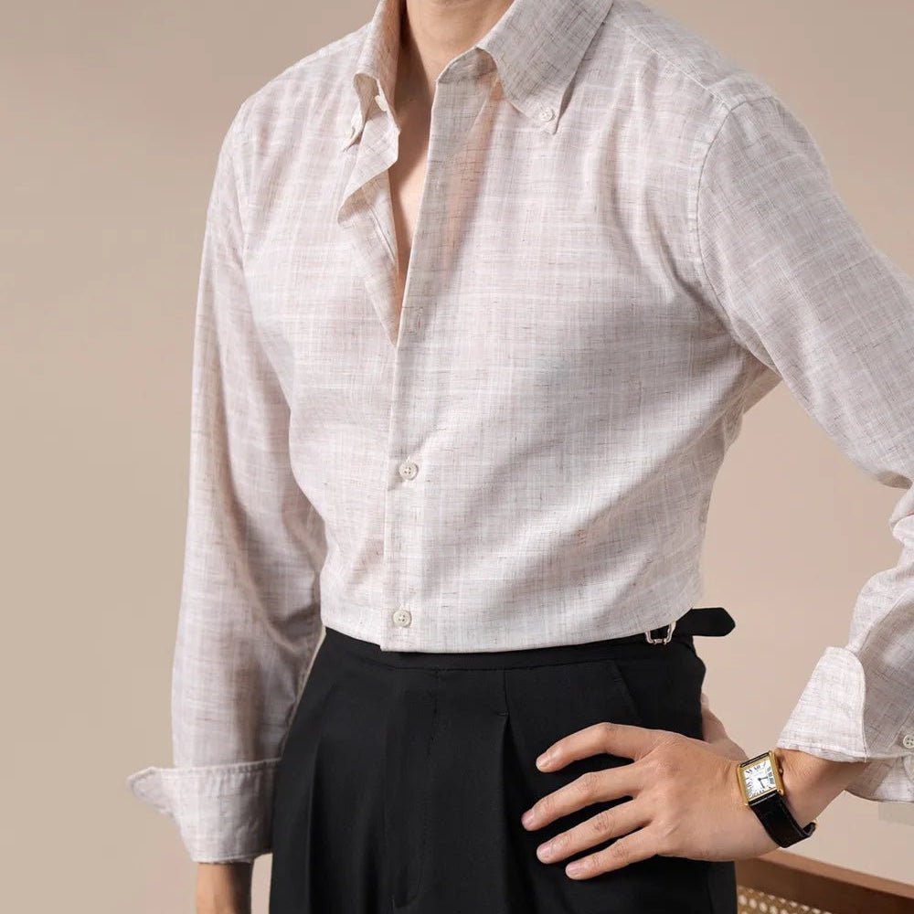 Leo plaid business shirt - Antonios