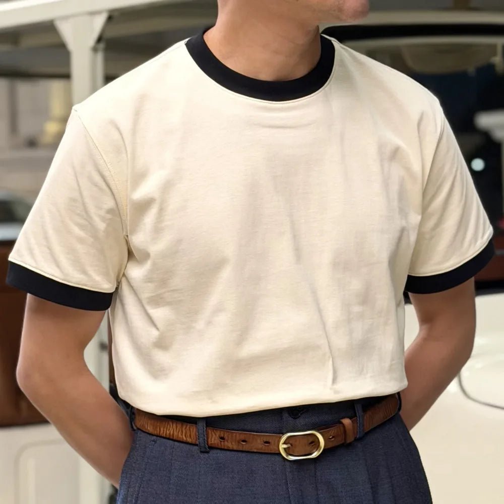 Leo pure cotton t-shirt with round neck - Antonios