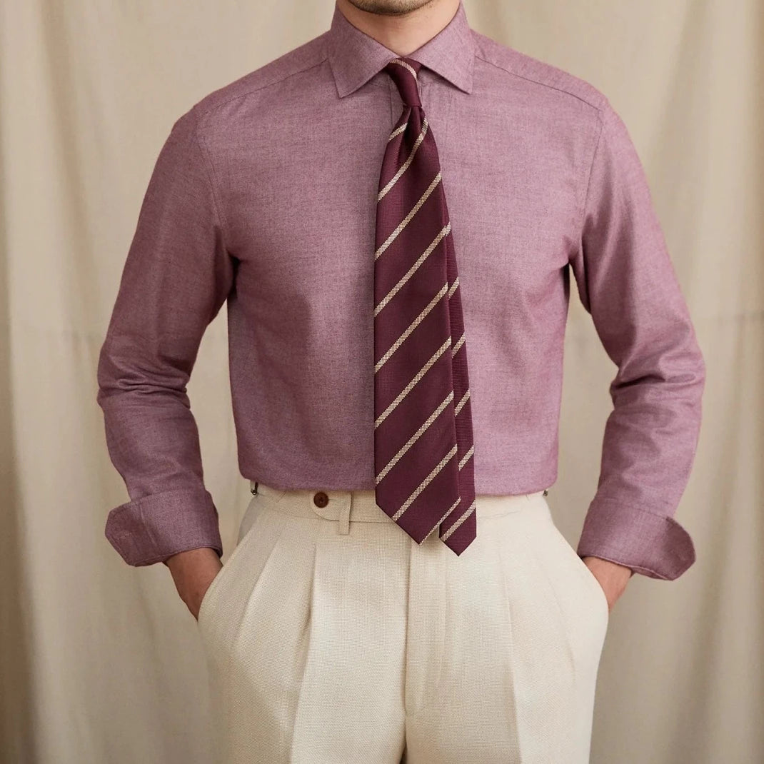 Leo retro pure cotton elegant shirt - Antonios