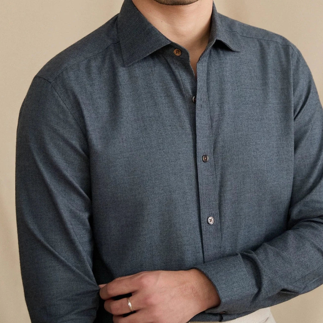 Leo retro pure cotton elegant shirt - Antonios