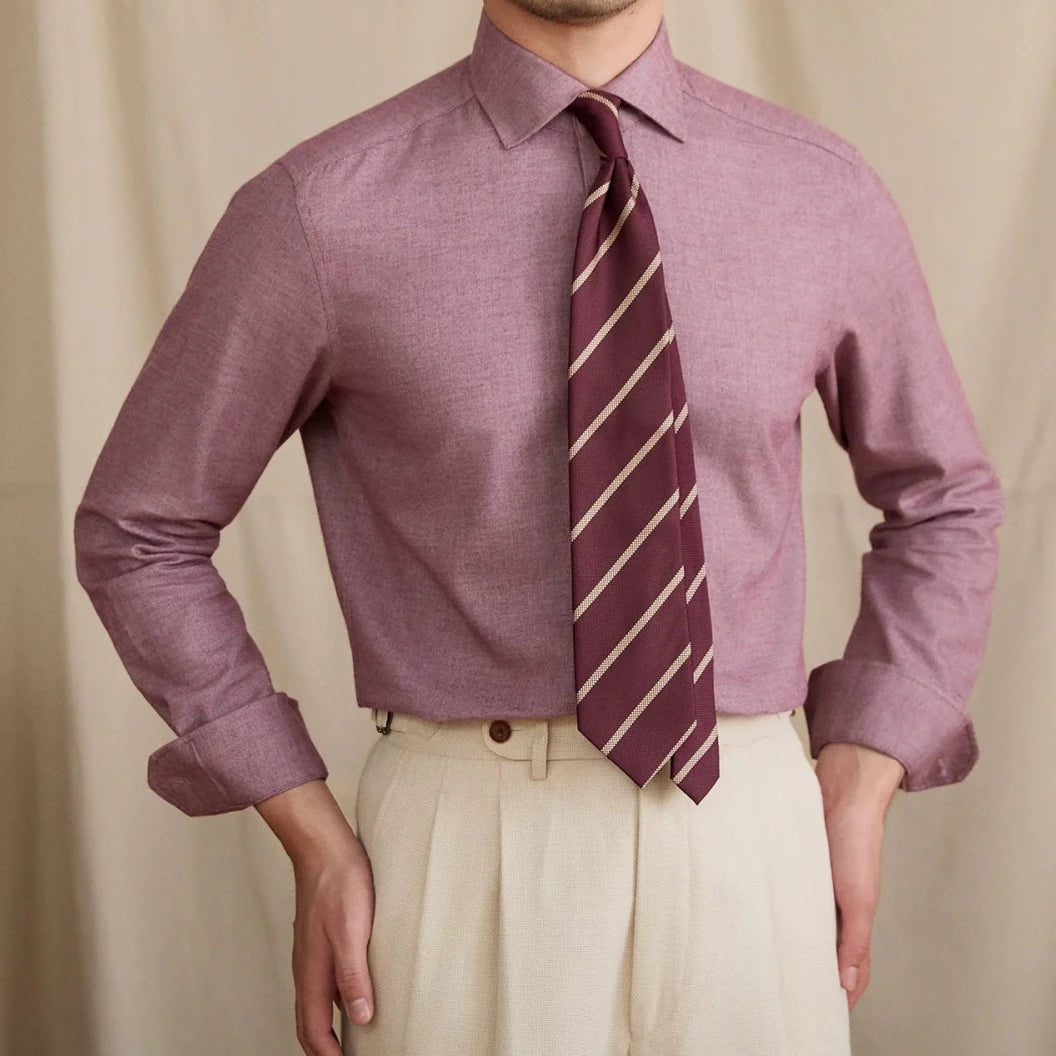 Leo retro pure cotton elegant shirt - Antonios