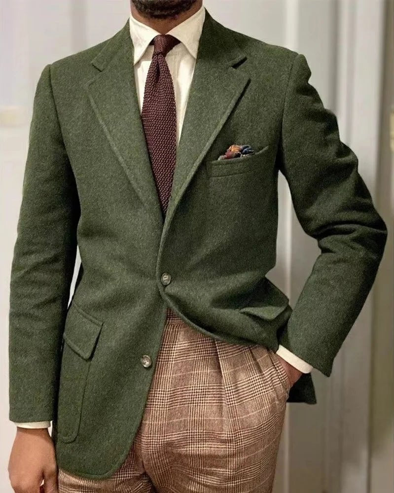 Leo slim fit wool blazer - Antonios