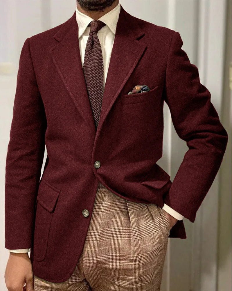 Leo slim fit wool blazer - Antonios