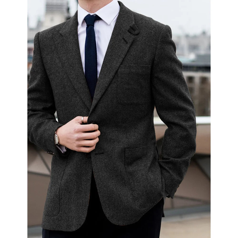 Leo slim fit wool blazer - Antonios