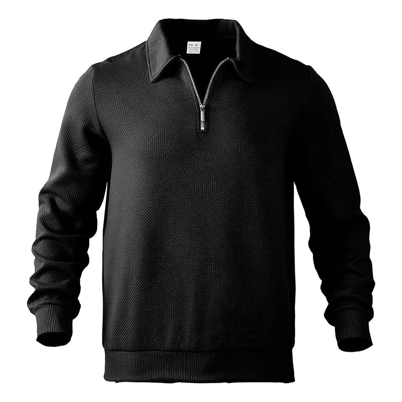 Leo spring sweater with zip - Antonios