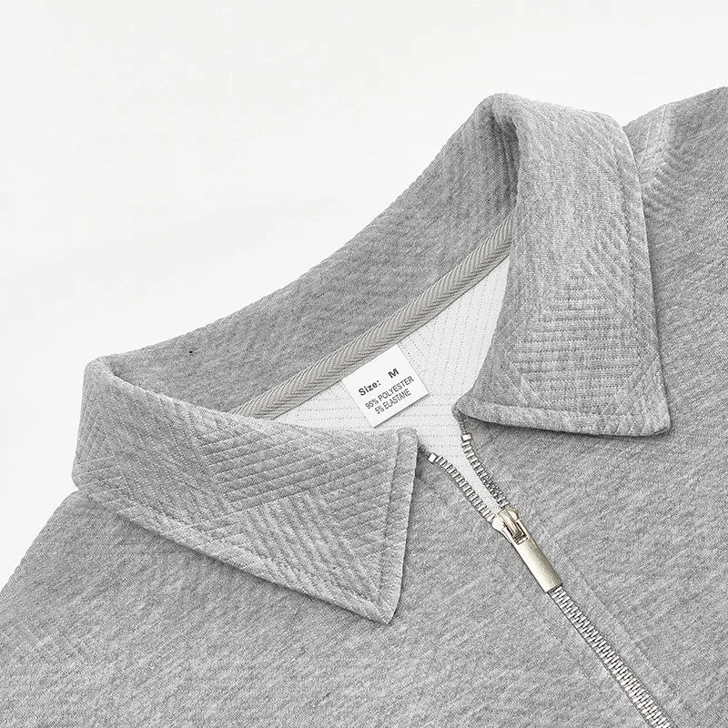 Leo spring sweater with zip - Antonios