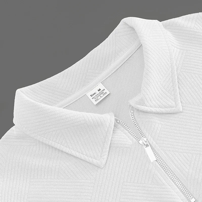 Leo spring sweater with zip - Antonios