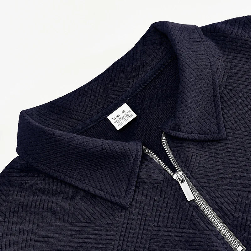 Leo spring sweater with zip - Antonios