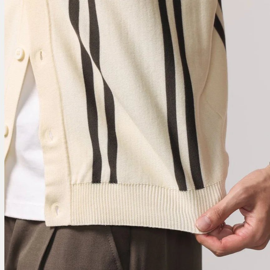 Leo summer overshirt with stripe design - Antonios