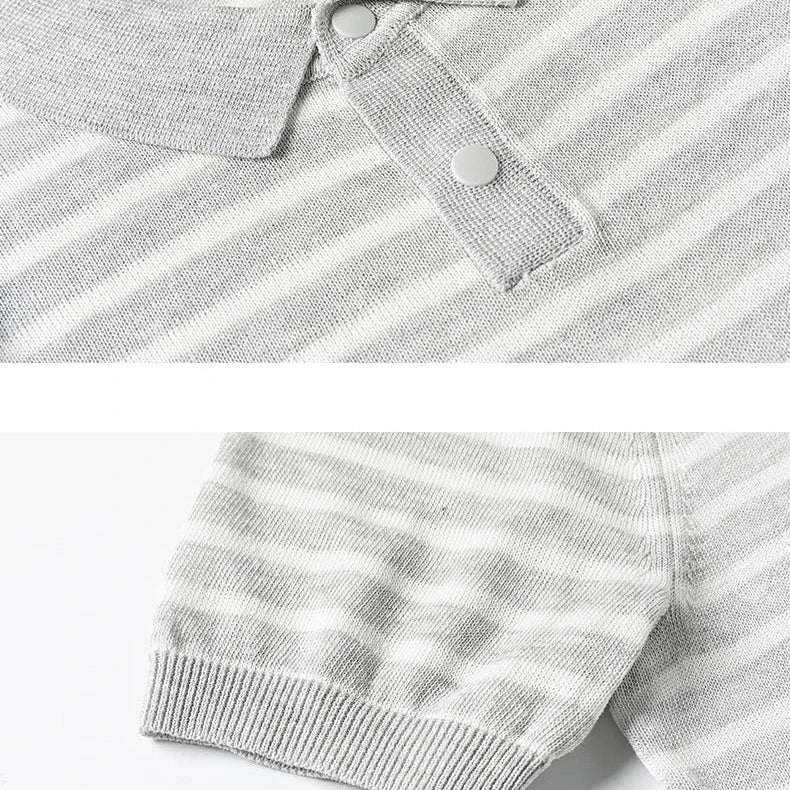 Leo summer striped polo t-shirt - Antonios