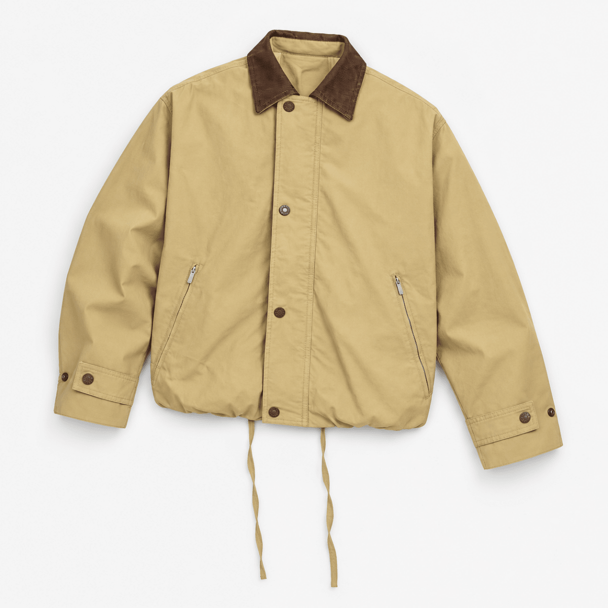 Leonardo bomber cotton jacket cityboy - AntoniosClothing - Khaki