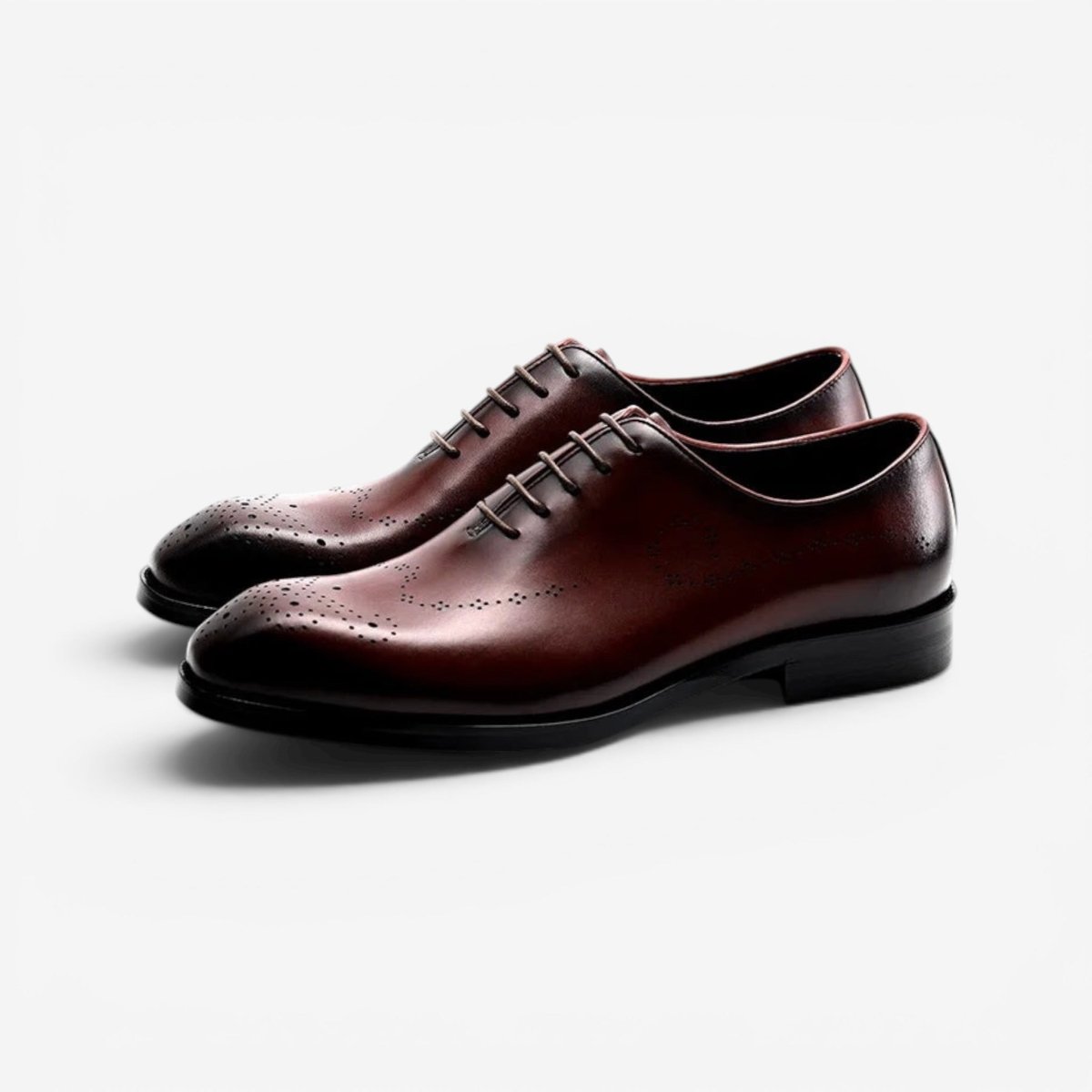 Leonardo genuine leather premium shoes - AntoniosClothing - Black
