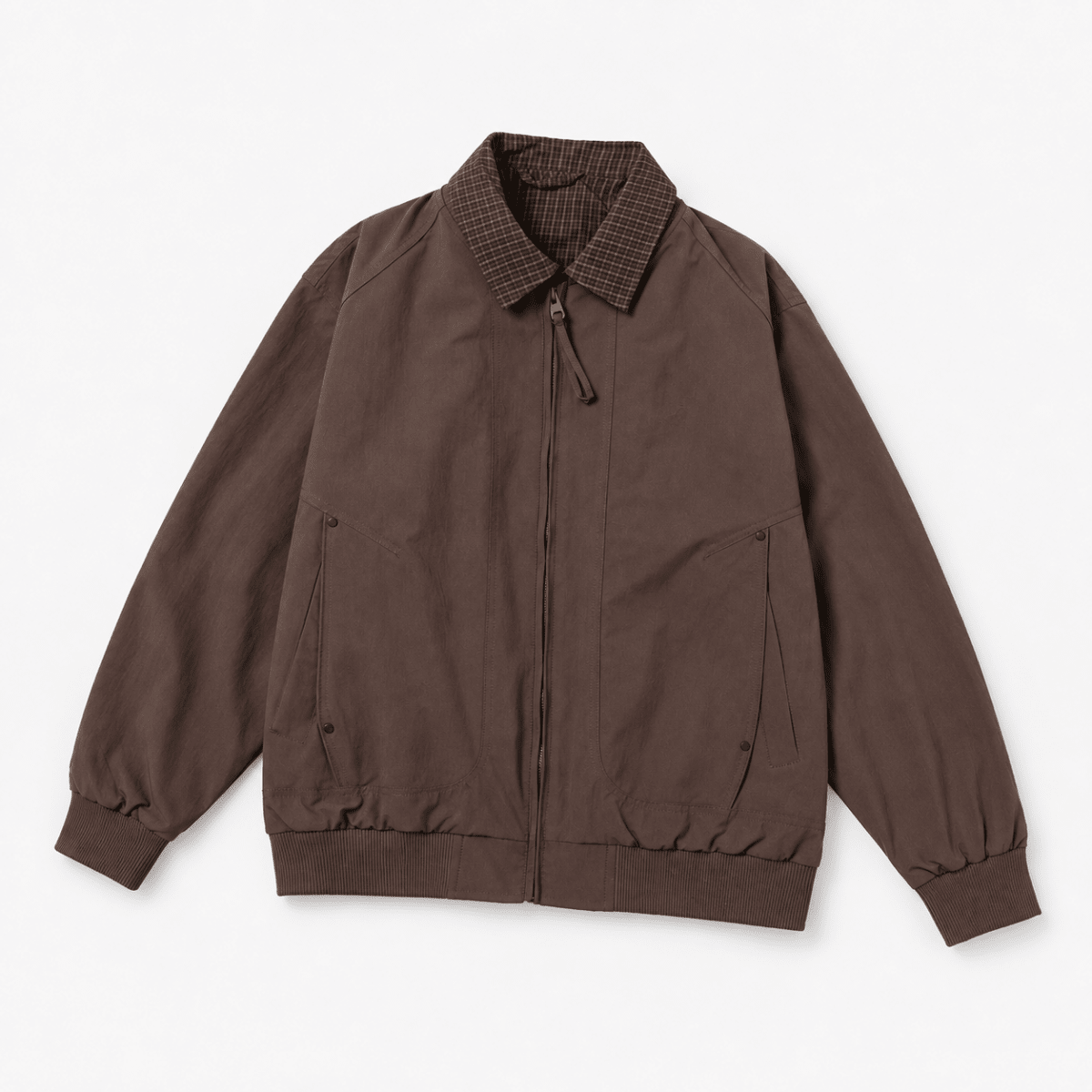 Leonardo spring/autumn bomber jacket - AntoniosClothing - Coffee