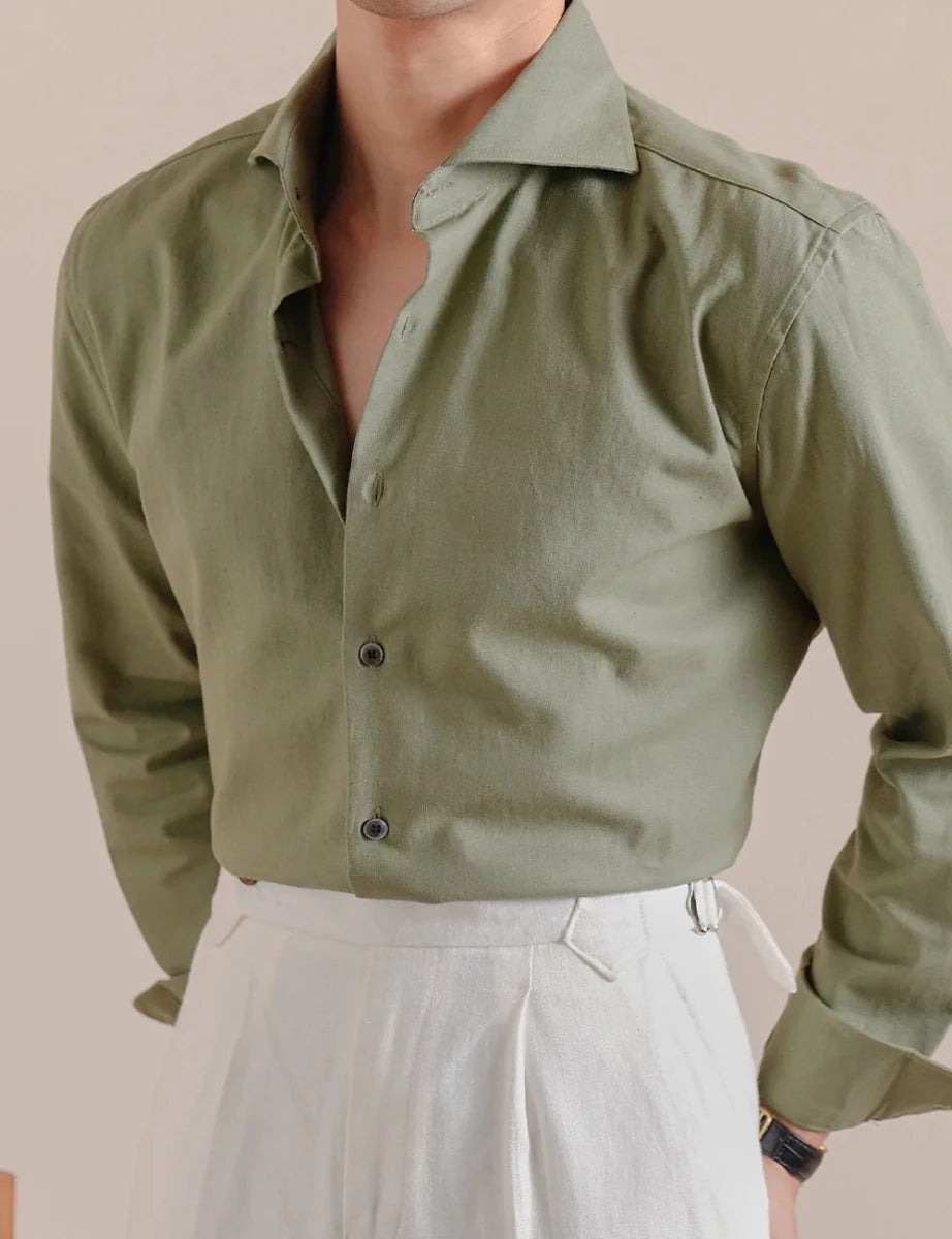 Linen - cotton breathable elegant shirt - Antonios
