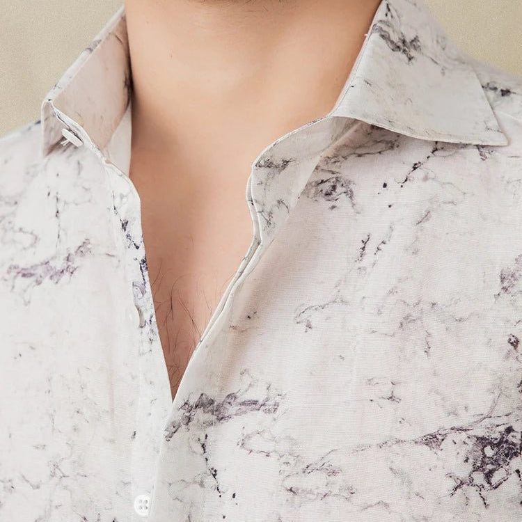 Linen vintage business shirt - Antonios