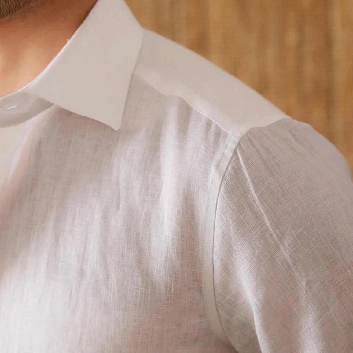 Long sleeve eight - collar breathable light luxury casual shirt - Antonios