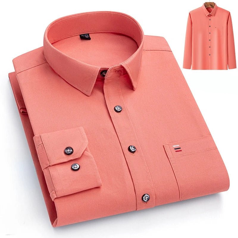 Luxury cotton shirt with single pocket - Antonios