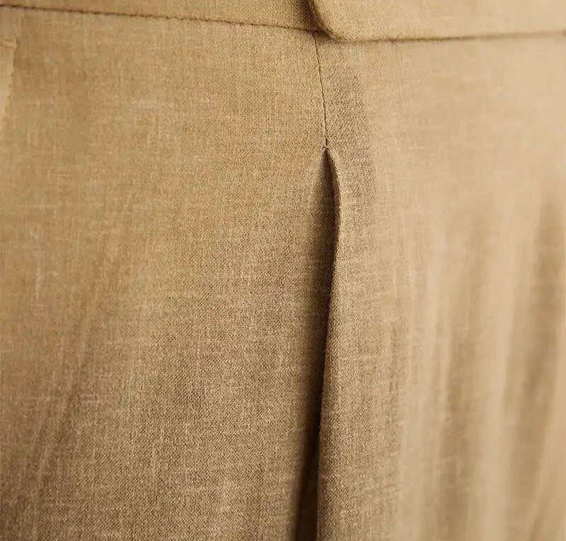 Lyocell Cotton high - waist elegant pants - Antonios