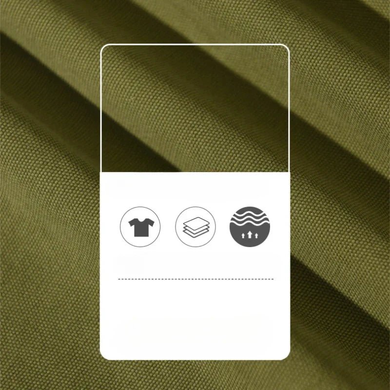 Men’s 100% cotton casual shirt with front pockets - Antonios