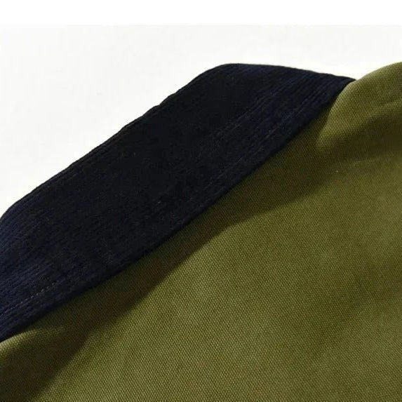 Men’s 100% cotton casual shirt with front pockets - Antonios