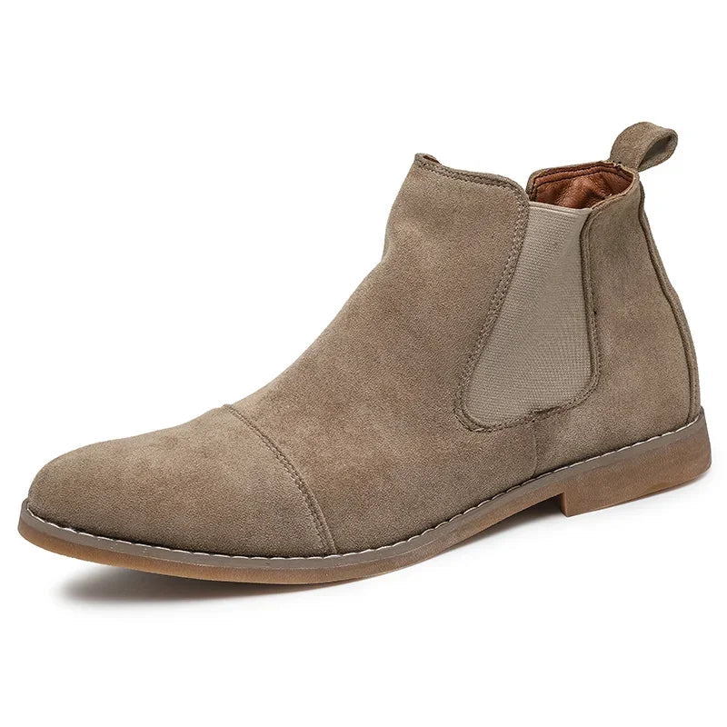 Men's chunky suede chelsea boots - Antonios