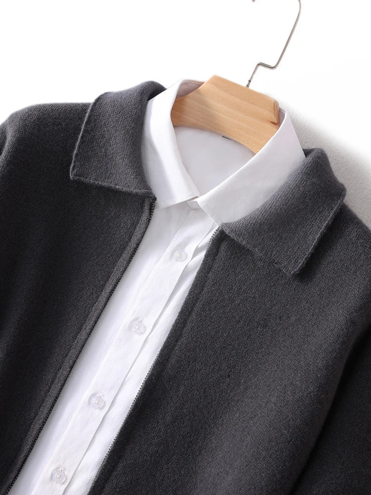 Merino wool autumn cardigan - Antonios