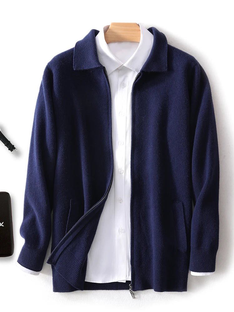 Merino wool autumn cardigan - Antonios