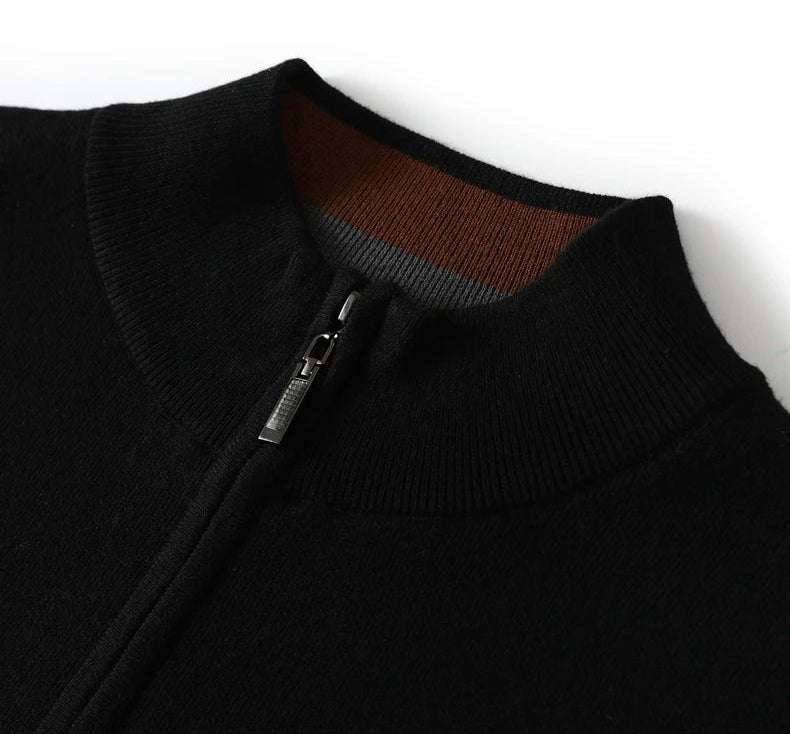 Merino wool half - collar sweater - Antonios