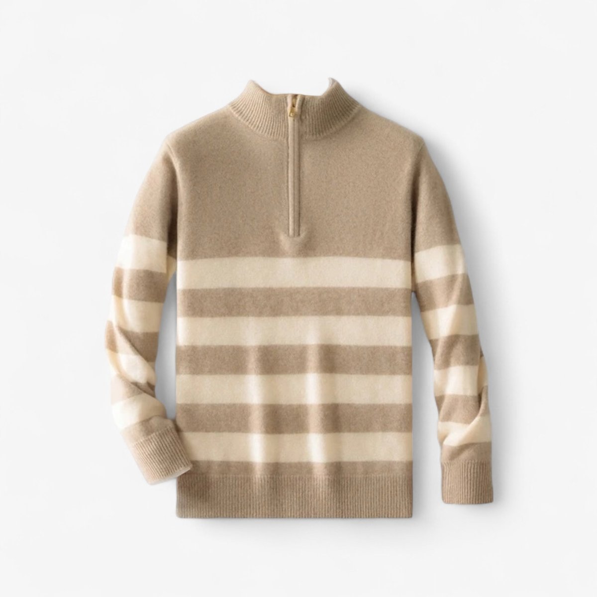 Merino wool half - collar zipper sweater - Antonios