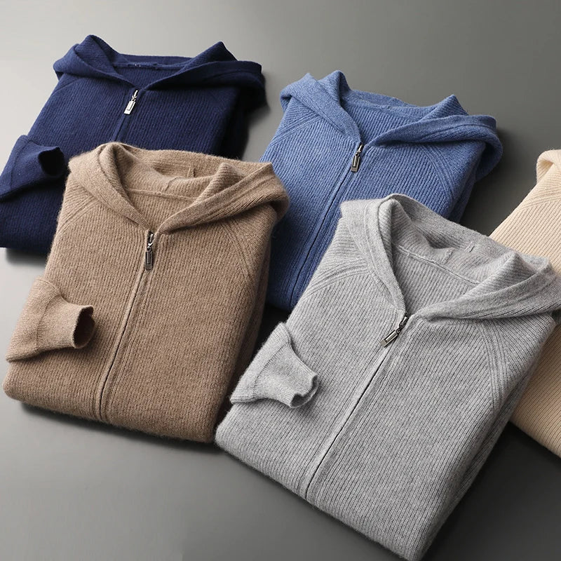 Merino wool hooded sweater - Antonios