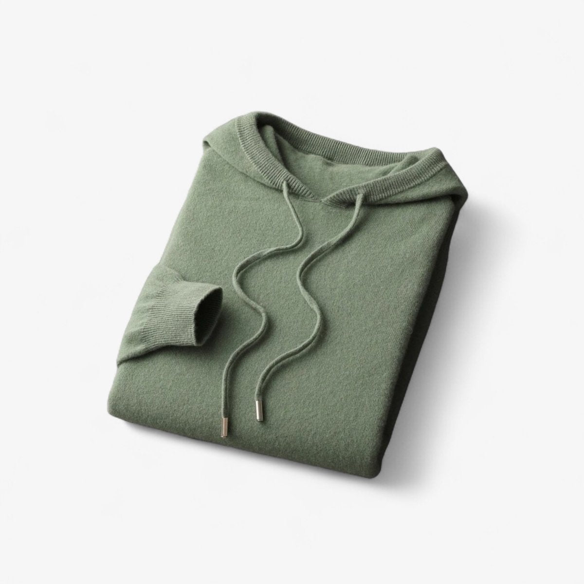 Merino wool knitted hooded sweater - Antonios