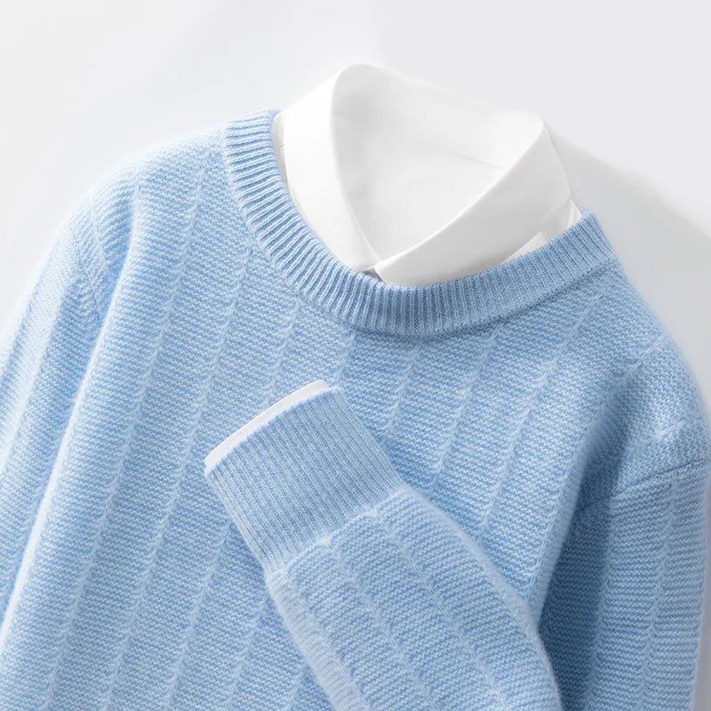 Merino wool o - neck sweater - Antonios